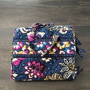 Vera Bradley Floral Hanging Toiletry Bag